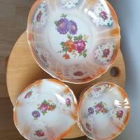 Servizio macedonia - tazzine da caffè - piattini