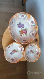 Servizio macedonia - tazzine da caffè - piattini