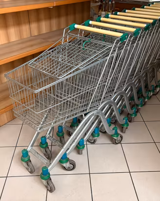 Carrelli spesa supermercato