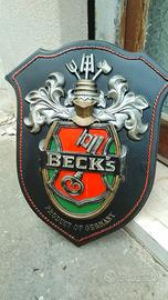 insegna pubblicitaria BECK'S