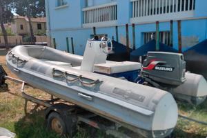 Gommone 4,30 con fuoribordo 30 cv