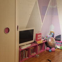 Cameretta fucsia e beige