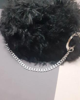 Borsetta pelliccia ecologica