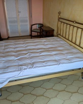 letto matrimoniale in ottone 