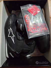 Scarpe Moto Alpinestars Faster-3 Rideknit - Uomo - Traspiranti, Leggere, Certificate EN 13634:2017 - 2