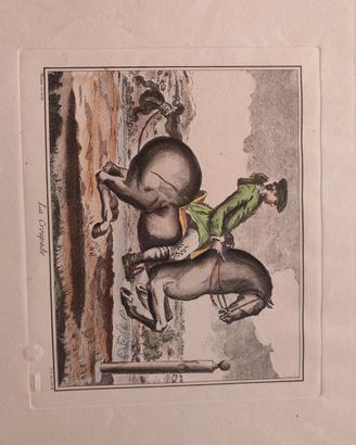 Lotto 4 Stampe Equestri d'Arte – J. E. Ridinger