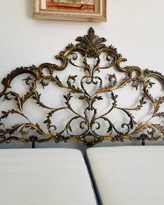 Testiera Letto Ferro Battuto Alto Artigianato
