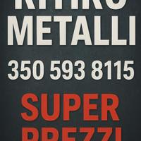 Ritiro rame anche a domicilio super prezzi