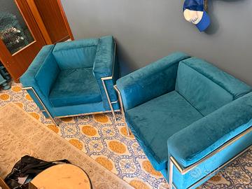 Coppia di poltrone reataurate