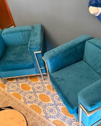 Coppia di poltrone reataurate