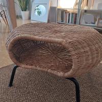 poggiapiedi in rattan ikea