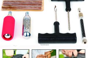 KIT RIPARA GOMME PNEUMATICI TUBELESS MOTO SIFAM KP