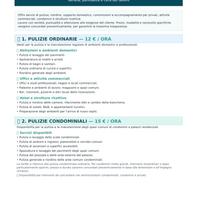 addetto alle pulizie e assistenza