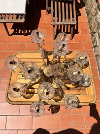 Lampadario a bracci Murano metà 900