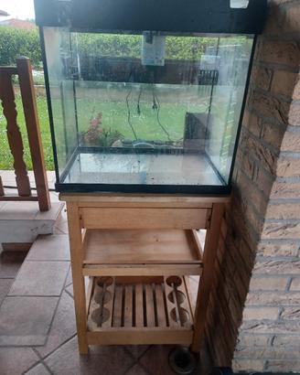 Acquario 60x40x58 piu mobile.