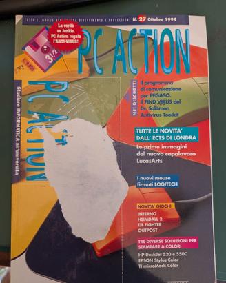Pc Action nr. 27 1994 copertina rovinata