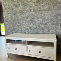 Mobile porta tv ikea hemnes bianco in legno