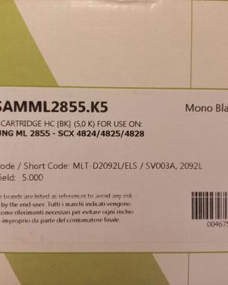 Toner Black Samsung ML SCX