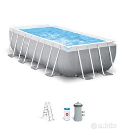 Piscina Intex 400x200x100 prisma metal frame