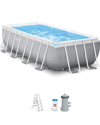 Piscina Intex 400x200x100 prisma metal frame