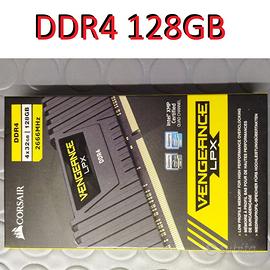 128GB RAM Corsair Vengeance (4x32GB) LPX DDR4 2666