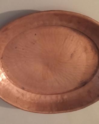 Pentola ornamentale in rame antico lucido