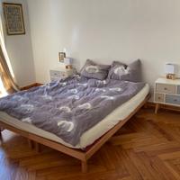 Letto matrimoniale 160x200 con arredo