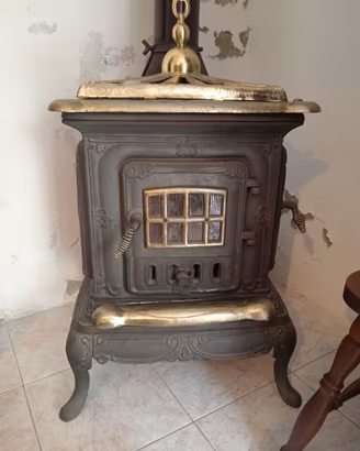 Stufa a legna in ghisa pesante