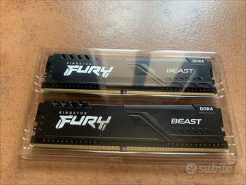 Kingston Fury DDR4-2666 16384(8192x2)MB PC4-21300