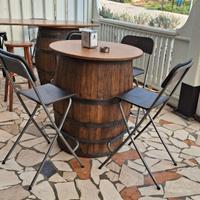 BOTTI IN LEGNO VARIE MISURE CON ASSE IN LEGNO