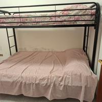 letto a castello  una piazza e mezzo+ singolo