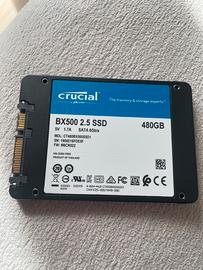 Ssd  sata 480gb crucial bx 500