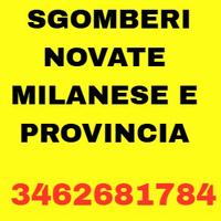 Sgombero tutto a Novate Milanese e paesi limitrofi