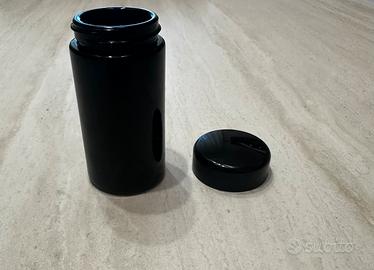 STOCK 2500 BARATTOLI VETRO VIOLA ANTI UV 100 ML