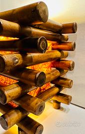 Lampada da tavolo Bamboò vintage