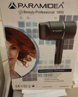 asciuga capelli  potenza 1800 Watt 