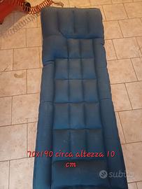 materassino singolo telato