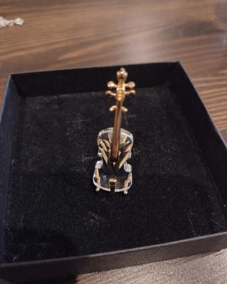 Swarovski violino miniatura 