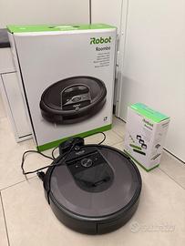 iRobot Roomba i7 con base di ricarica e ricambi