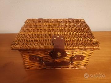 Cestino in vimini per Pic nic 