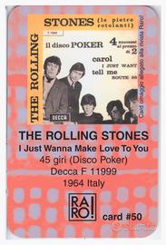 Card n.50 allegata Rivista Raro-The Rolling Stones