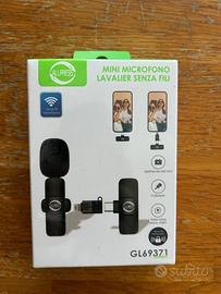 Mini Microfono Lavalier Wireless Senza Fili per Sm