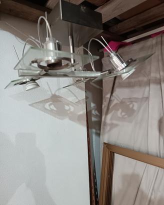 lampadario 4 attacchi regolabili
