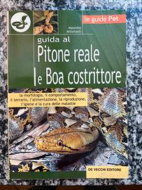 Libro serpenti / pitone reale e boa costrittore