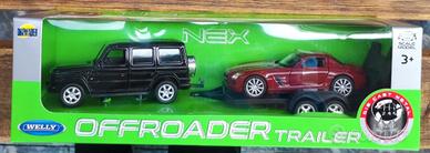 Welly Offroader Trailer Die Cast Metal 1:43