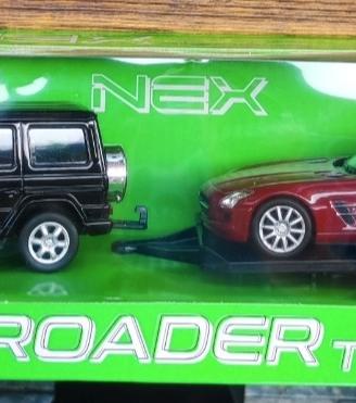 Welly Offroader Trailer Die Cast Metal 1:43