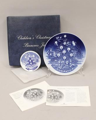 Royal Copenhagen Piatto di Natale Bambini 2003