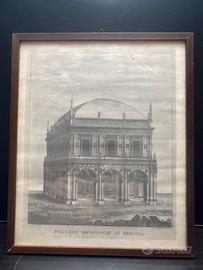 Stampa In Cornice  Palazzo Loggia  Brescia