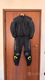 Tuta moto in pelle Spyke 2 pezzi
