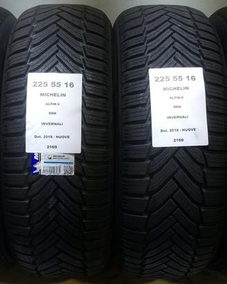 4 GOMME 225 55 16 MICHELIN A2169